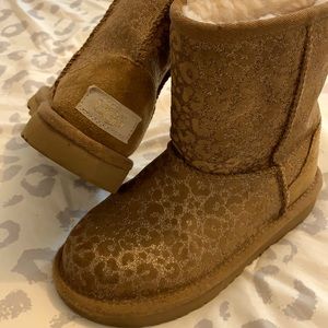 Animal print UGG boots